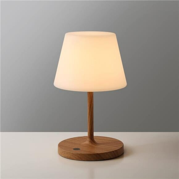 Waterproof cordless table lamp rechargeable touch dimmable LED light for patio - Picture 1 of 7